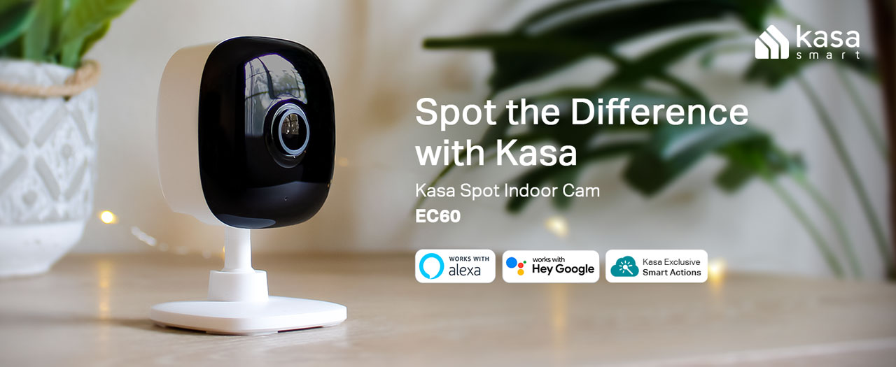 Kasa Indoor Smart Home Camera by TPLink, 1080p HD Security Camera
